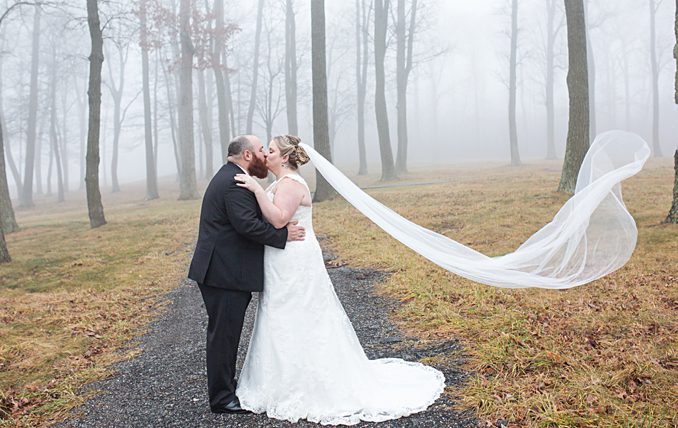 Winter Wedding Inspiration | Green and Gold Wedding Inspiration | Baltimore Maryland Wedding Photography | Photo by Richard and Tara Photography