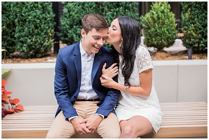 Sagamore Pendry Baltimore Engagement Photo | Sagamore Pendry Baltimore Wedding | Fell's Point Baltimore Engagement Session | Summer Engagement Inspiration in downtown Baltimore | Summer engagement outfit inspiration | Photo by Richard and Tara Photography