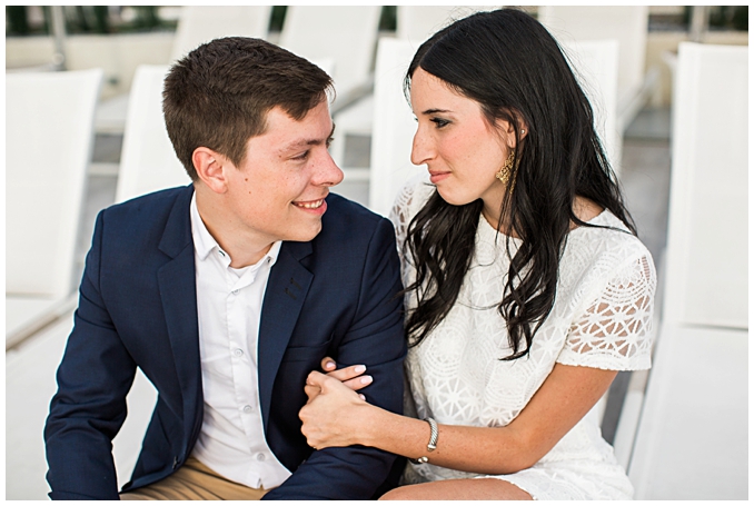 Sagamore Pendry Baltimore Engagement Photo | Sagamore Pendry Baltimore Wedding | Fell's Point Baltimore Engagement Session | Summer Engagement Inspiration in downtown Baltimore | Summer engagement outfit inspiration | Photo by Richard and Tara Photography
