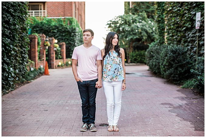 Fell's Point Baltimore Engagement Session | Summer Engagement Inspiration in downtown Baltimore | Summer engagement outfit inspiration | Photo by Richard and Tara Photography